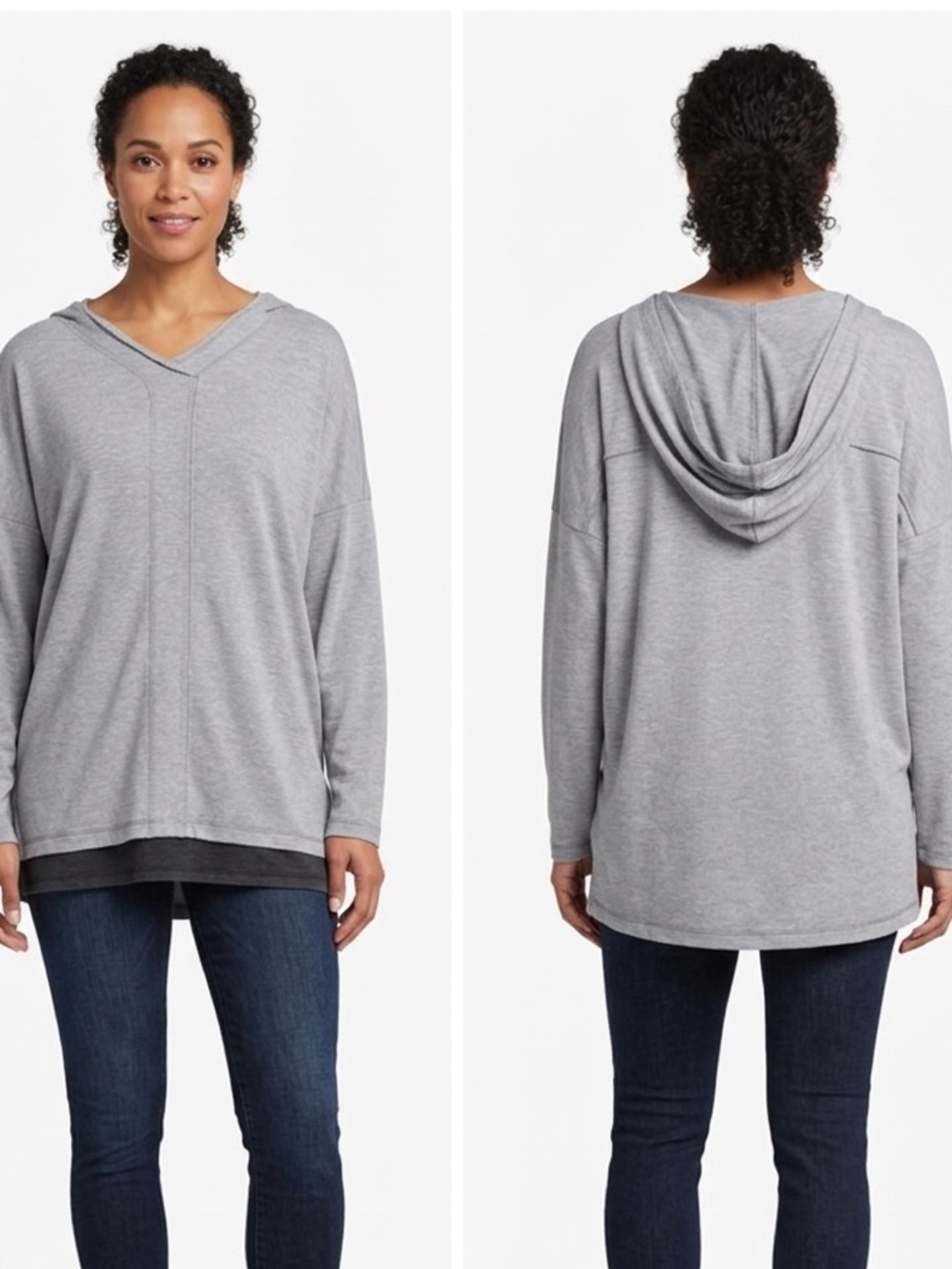 CAbi Easy Hoodie Style 3129 Light Gray